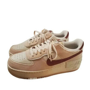 Nike Women's AF1 Shadow, Mars Stone-Sanddrift, 11.5 US [DZ4705 200]